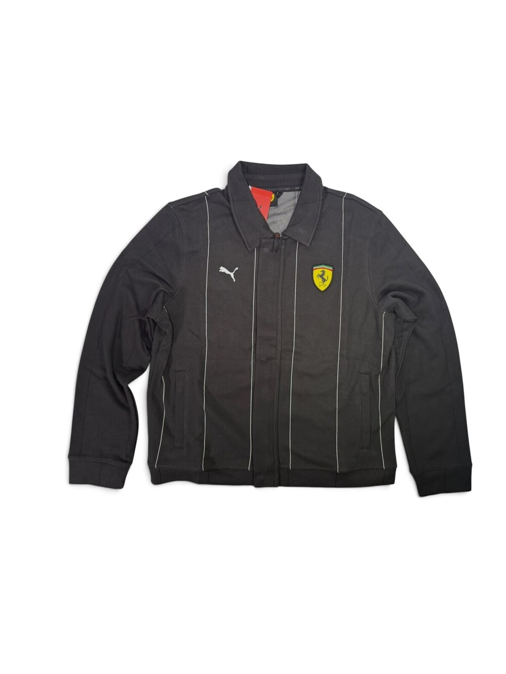 PUMA Ferrari Race Premium Suit Jacket & Pants BLACK Men's LARGE L - Picture 8 of 9